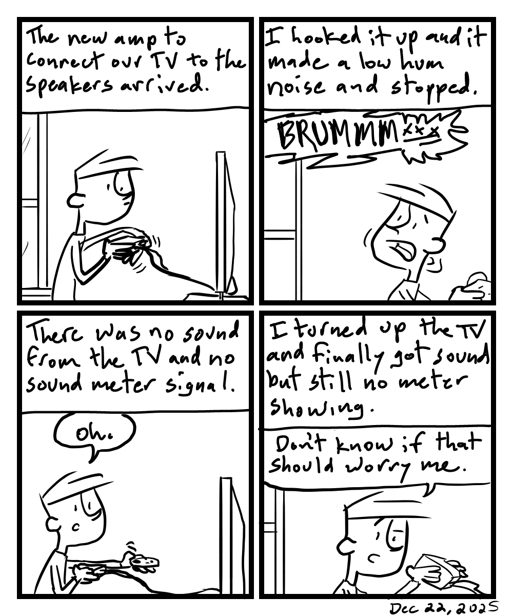 Hookin' up the sound system