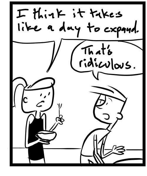 A four-panel comic about people unhappy with the couch they ordered - Panel 3