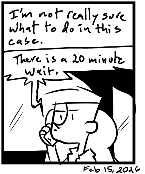 A four-panel comic about a person having a problem delivering an Uber Eats order - Panel 4