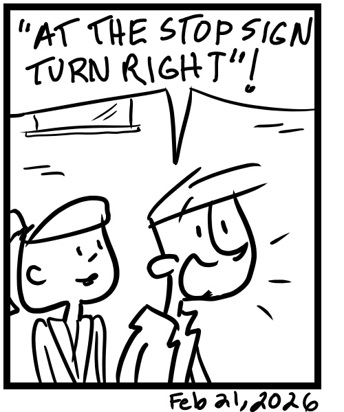 A four-panel comic about people walking down the street talking about phones over car speakers - Panel 4