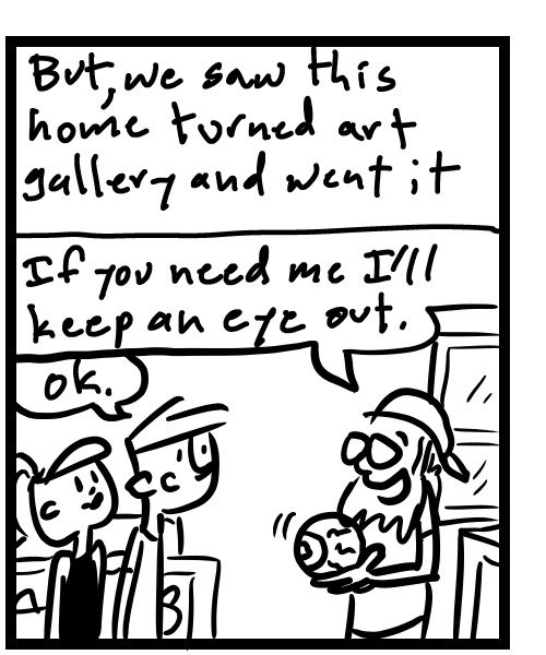A four-panel comic about a person texting support about a Facebook marketplace issue - Panel 2