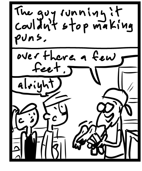 A four-panel comic about a person texting support about a Facebook marketplace issue - Panel 3
